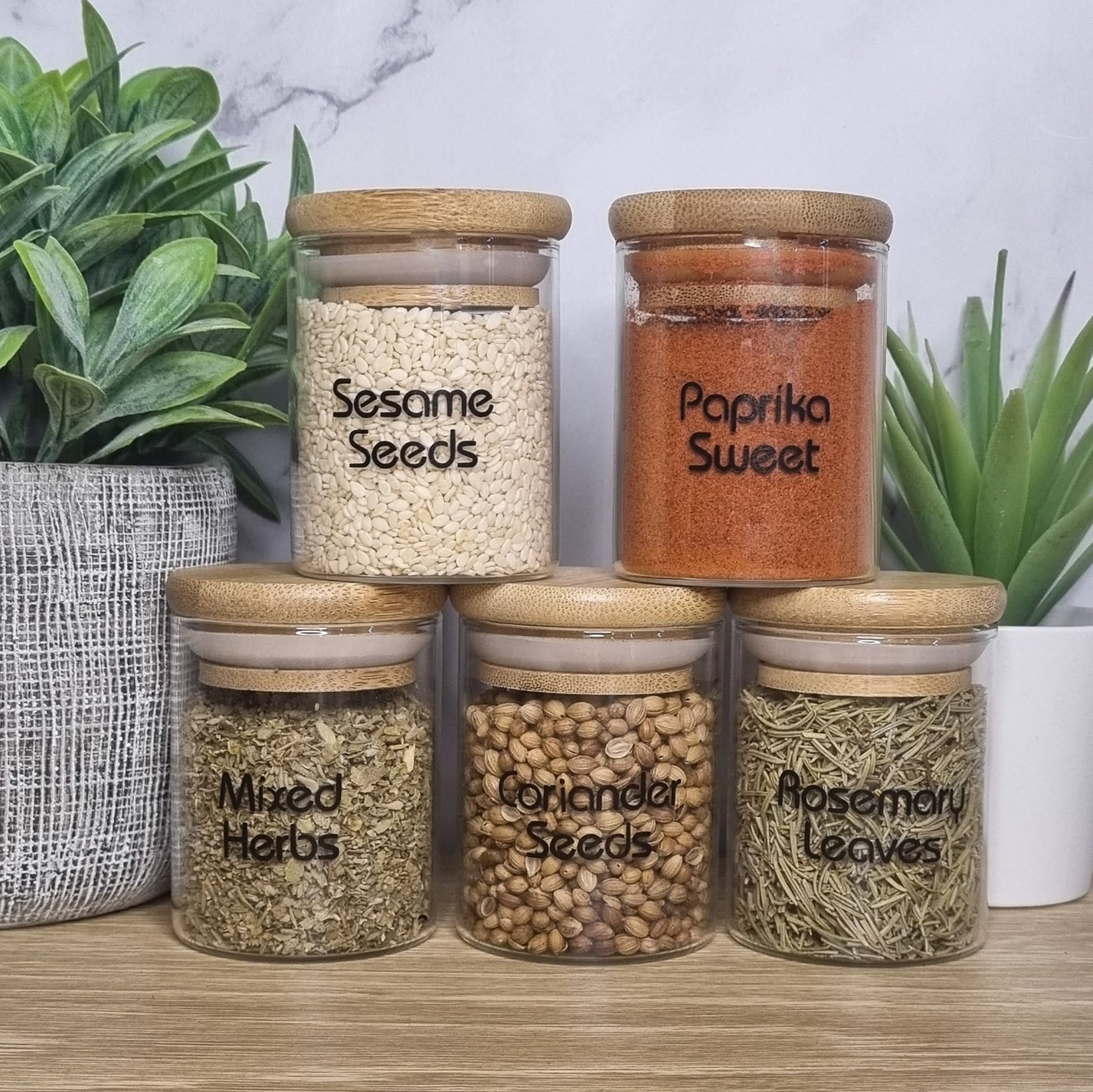 Herb & Spice Jars Small 75ml  Spice jars, Pantry design, Pantry