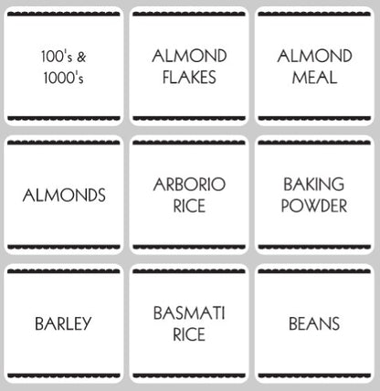 Ultimate Pantry Bundle (108 labels) - Style 3 White