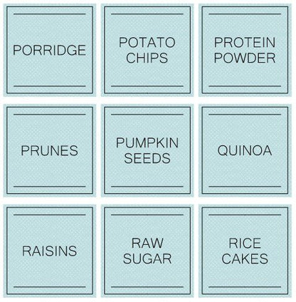 Ultimate Pantry Bundle (108 labels) - Style 1 Blue - The Label Place